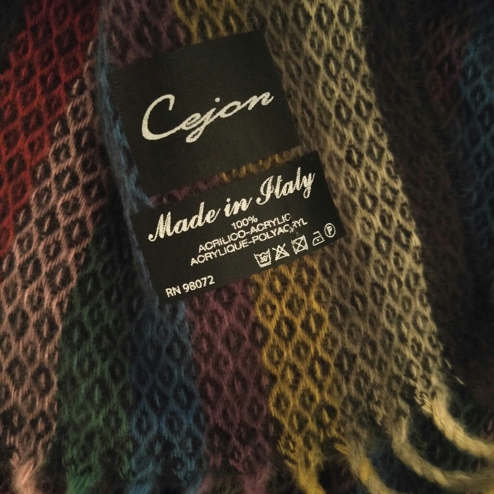 Multi colored scarf Cejon - Picture 3 of 5